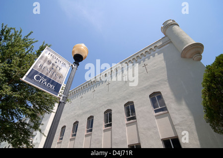Le collège militaire de la Citadelle, Charleston, Caroline du Sud. Banque D'Images