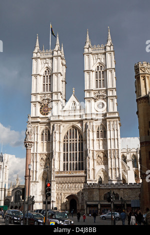 L'Abbaye de Westminster à Londres Banque D'Images