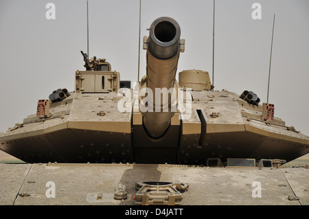 Merkava-4. Char de combat israéliens à Latroun musée militaire. Banque D'Images