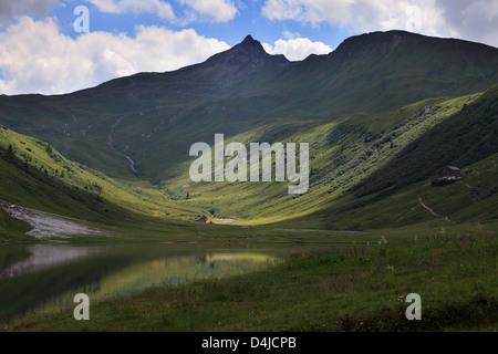 Wagrain, Autriche, l'Tappenkarsee dans l'Radstadt Tauern à Salzbourg Banque D'Images