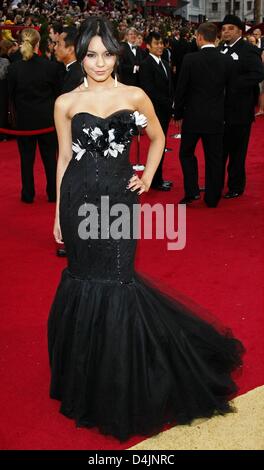 Vanessa Hudgens actrice nous arrive sur le tapis rouge pour la 81e Oscars au Kodak Theatre, à Hollywood, Californie, USA, 22 février 2009. Les Academy Awards, populairement connu comme les Oscars, l'excellence en matière de cinéma. Photo : Hubert Boesl Banque D'Images