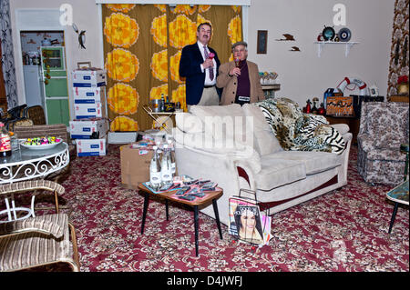 Londres, Royaume-Uni. 15 mars 2013. John Challis durant la journée de la presse de l'Ideal Home Show 2013 at Earls Court.. Credit : Piero Cruciatti / Alamy Live News Banque D'Images