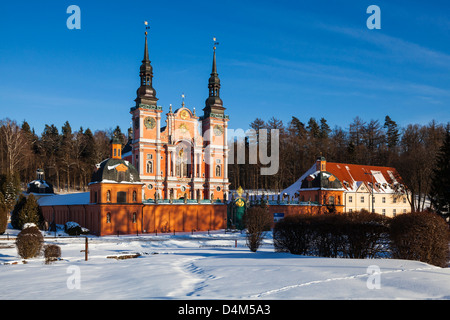 Swieta Lipka (chaux), Saint de l'église de pèlerinage baroque de la région de la Mazurie, Pologne Banque D'Images