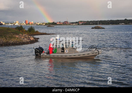 Sault Ste. Exercice de sécurité maritime Marie Banque D'Images