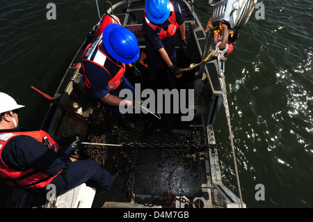 L'équipe d'aides à la navigation Gulfport Banque D'Images