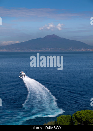 Sorrento pour quitter l'île de Capri, Italie Banque D'Images