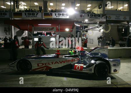 14 mars 2013 - Sebring, Floride, États-Unis - l'AUMÔNE Journée 1 12 Heures de Sebring Sebring,,FL, du 13 au 16 mars 2013, ANDY MEYRICK, OLIVIER PLA, deltawing LM12 Elan (Image Crédit : © Ron Bijlsma/ZUMAPRESS.com) Banque D'Images