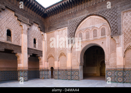 L'Afrique, Maroc, Marrakech, de Ali ben Youssef medersa Banque D'Images