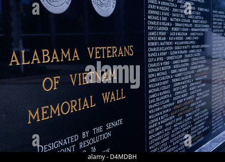 Alabama Vietnam Veterans Memorial, Centennial Memorial Park, Anniston, Alabama Banque D'Images