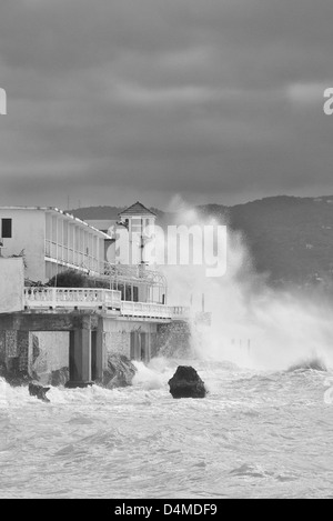 L'image a été prise la saison des ouragans en Jamaïque par Montego Bay dans les Caraïbes. Banque D'Images