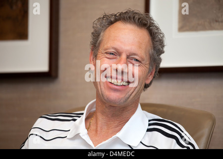 Düsseldorf, Allemagne, Michel Preud'homme, entraîneur de football club d'Al-Shabab Banque D'Images