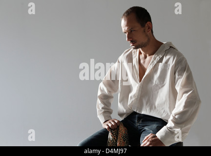 Portrait d'un homme deux Banque D'Images