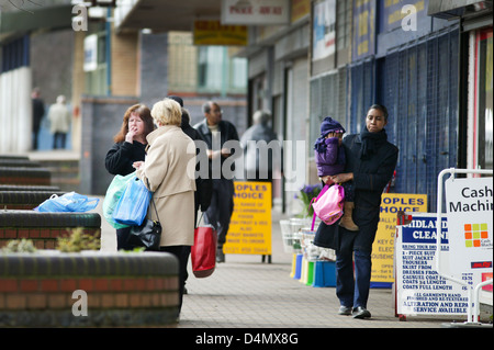 Le centre commercial de Ladywood, Birmingham, UK Banque D'Images