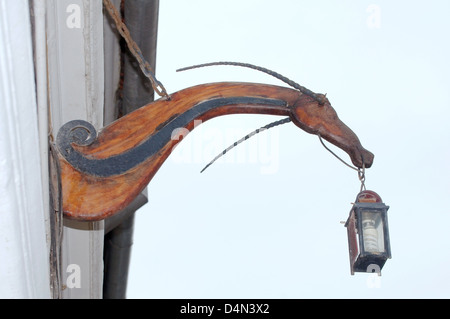 Streetlight, Brasov, Roumanie, Europe Banque D'Images