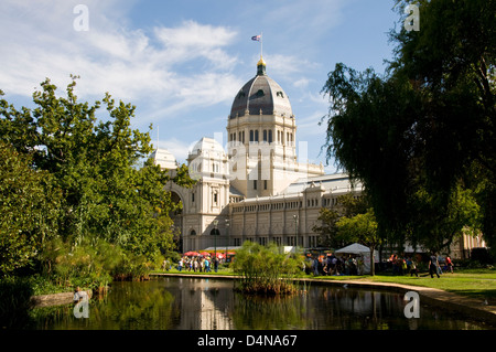 Palais royal des expositions de Carlton Gardens, Melbourne, Victoria, Australie Banque D'Images