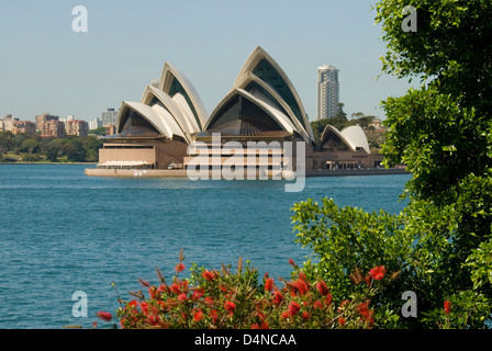 Sydney Opera House à partir de Kirribilli, Sydney, New South Wales, Australia Banque D'Images