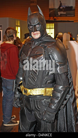 Birmingham, UK. 17 mars 2013. Batman qui pose pour photos à Birmingham MCM Expo. Banque D'Images