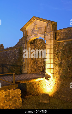 Ancienne porte de la ville, Colonia del Sacramento (Site du patrimoine mondial de l'UNESCO), de l'Uruguay Banque D'Images