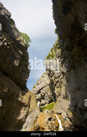 Gordale Scar, Yorkshire Dales National Park, England Banque D'Images