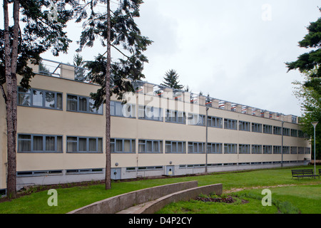 Wroclaw, Pologne, house 31 par Hans Scharoun dans l'Werkbundsiedlung Wroclaw Banque D'Images