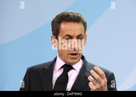 Berlin, Allemagne, Nicolas Sarkozy, Président de l'Etat de la République française Banque D'Images
