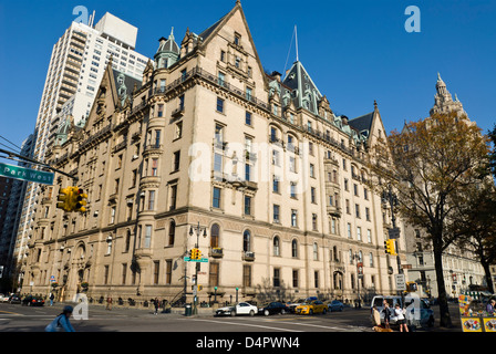 Le Dakota Building sur Central Park West à 72nd Street, Manhattan, New York City. Banque D'Images