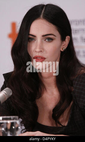 L'actrice Megan Fox nous assiste à la conférence de presse sur le film "Jennifer's Body ? Au cours de la 34e Festival International du Film de Toronto à Toronto, Canada, le 11 septembre 2009. Photo : Hubert Boesl Banque D'Images