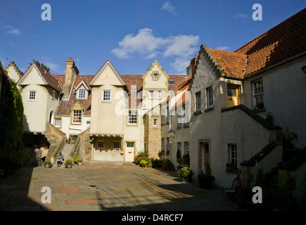 Près du cheval blanc au pied du Royal Mile Banque D'Images