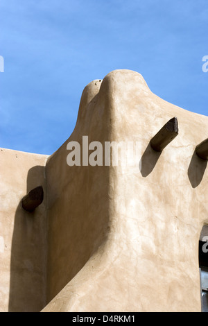 Santa Fe : de l'architecture néo-Pueblo Banque D'Images