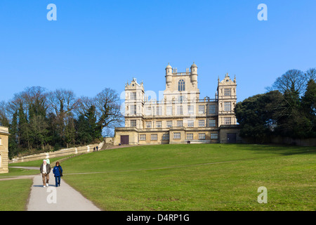 Wollaton Hall à Wollaton Park, Nottingham, Nottinghamshire, East Midlands, Royaume-Uni Banque D'Images