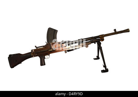 Un protope LMG tchécoslovaque de la mitrailleuse légère Bren 1936 Banque D'Images