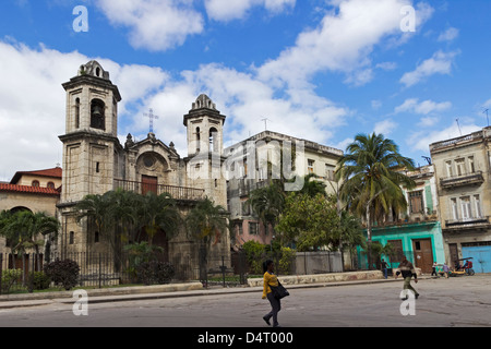 Eglise de Santo Cristo del Buen Viaje Plaza del Cristo La Havane Cuba Banque D'Images