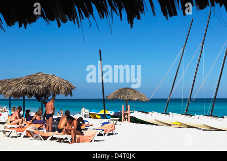 La plage de Varadero Cuba Banque D'Images