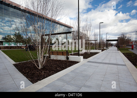 Eastside park a ouvert ses portes en mars 2013, une tranche de verdure sur la périphérie du centre-ville de Birmingham. Banque D'Images