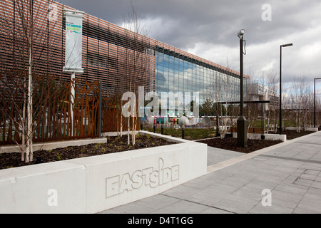 Eastside park a ouvert ses portes en mars 2013, une tranche de verdure sur la périphérie du centre-ville de Birmingham. Banque D'Images