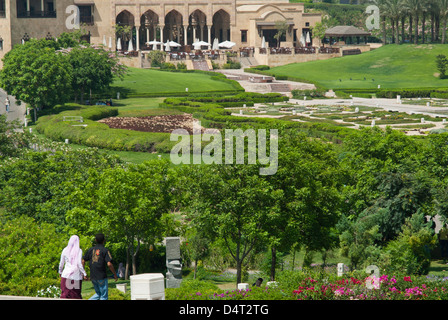 Parc Al Azhar, au Caire, Egypte, Afrique du Nord Banque D'Images