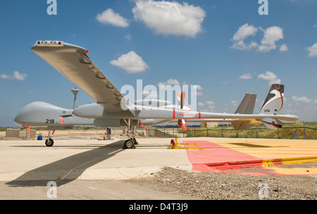 Un héron TP (IAF désignation Eitan) drone, UAV, le plus récent de l'aviation israélienne l'inventaire. Banque D'Images