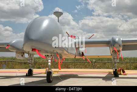 Un héron TP (IAF désignation Eitan) drone, UAV, le plus récent de l'aviation israélienne l'inventaire. Banque D'Images