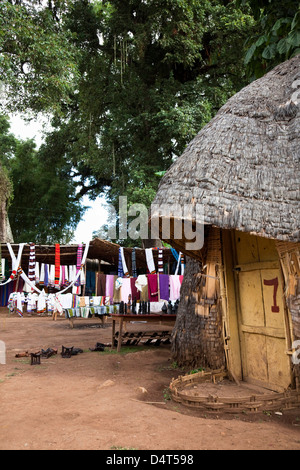 Dans le Dorze Guge Montagnes, Ethiopie Banque D'Images