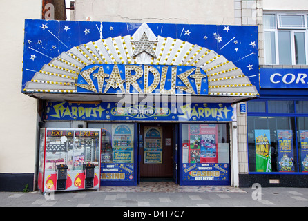 Southend, UK, à l'ouest de l'Esplanade Casino Stardust Banque D'Images