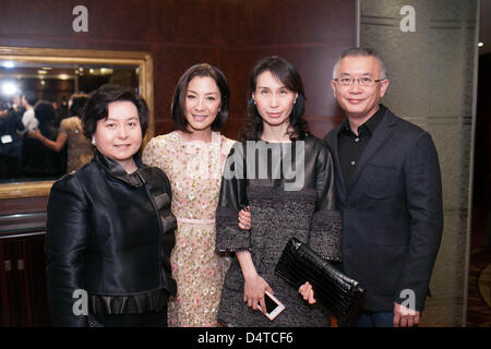Michelle Yeoh est allé(e) à la 7e Asian Film Awards et a gagné l'Asie remarquable cinéaste à Hong Kong, Chine Le dimanche 17 mars 2013. Banque D'Images