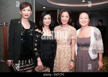 Michelle Yeoh est allé(e) à la 7e Asian Film Awards et a gagné l'Asie remarquable cinéaste à Hong Kong, Chine Le dimanche 17 mars 2013. Banque D'Images
