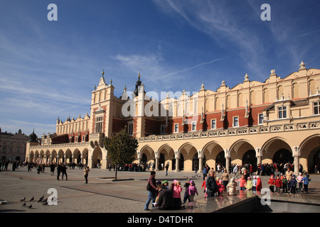 Cloth Hall sait aussi que Renaissance Sukiennice, Cracovie, Pologne Banque D'Images