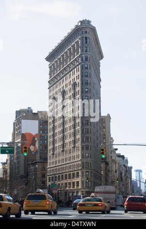 Flatiron Building à New York City Banque D'Images