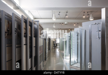 Accueil showroom mobilier le store en Italie Banque D'Images