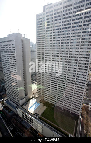 Tokyo, Japon. 19 mars 2013. La photo montre l'Hôtel Keio Plaza , où Nicola Furlong irlandaise a été étranglé en mai dernier,n Tokyo, Japon le 19 mars 2013. Son assassin, Richard Hinds a été condamné à une peine d'entre 5 et 10 ans de prison avec travail. Photographe : Robert Gilhooly/Alamy Live News Banque D'Images