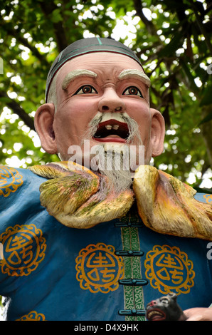 L'homme en costume traditionnel chinois Banque D'Images