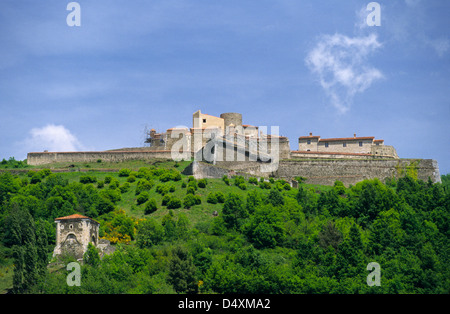 Vieux fort Vauban Lagarde, Prats de Mollo la Preste, Pyrénées Orientales, Languedoc-Roussillon, France Banque D'Images