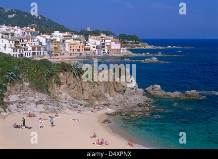 Calella de Palafrugell, Catalogne, Espagne Banque D'Images