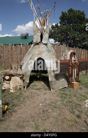 Native American Teepe Banque D'Images